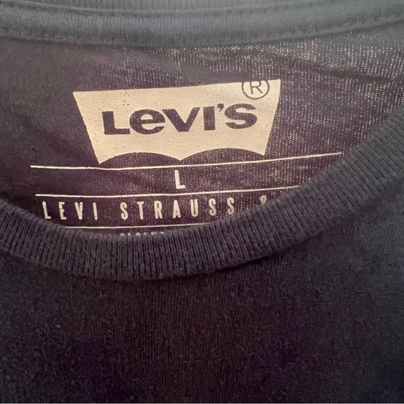 Levi’s Long Leave Men’s Grey Casual T-shirt Large - Picture 3 of 4